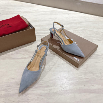 Cl 25 Slingback Blue Fabric 335146
