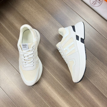 Hm Thick -- Sole Sneaker White Fabric