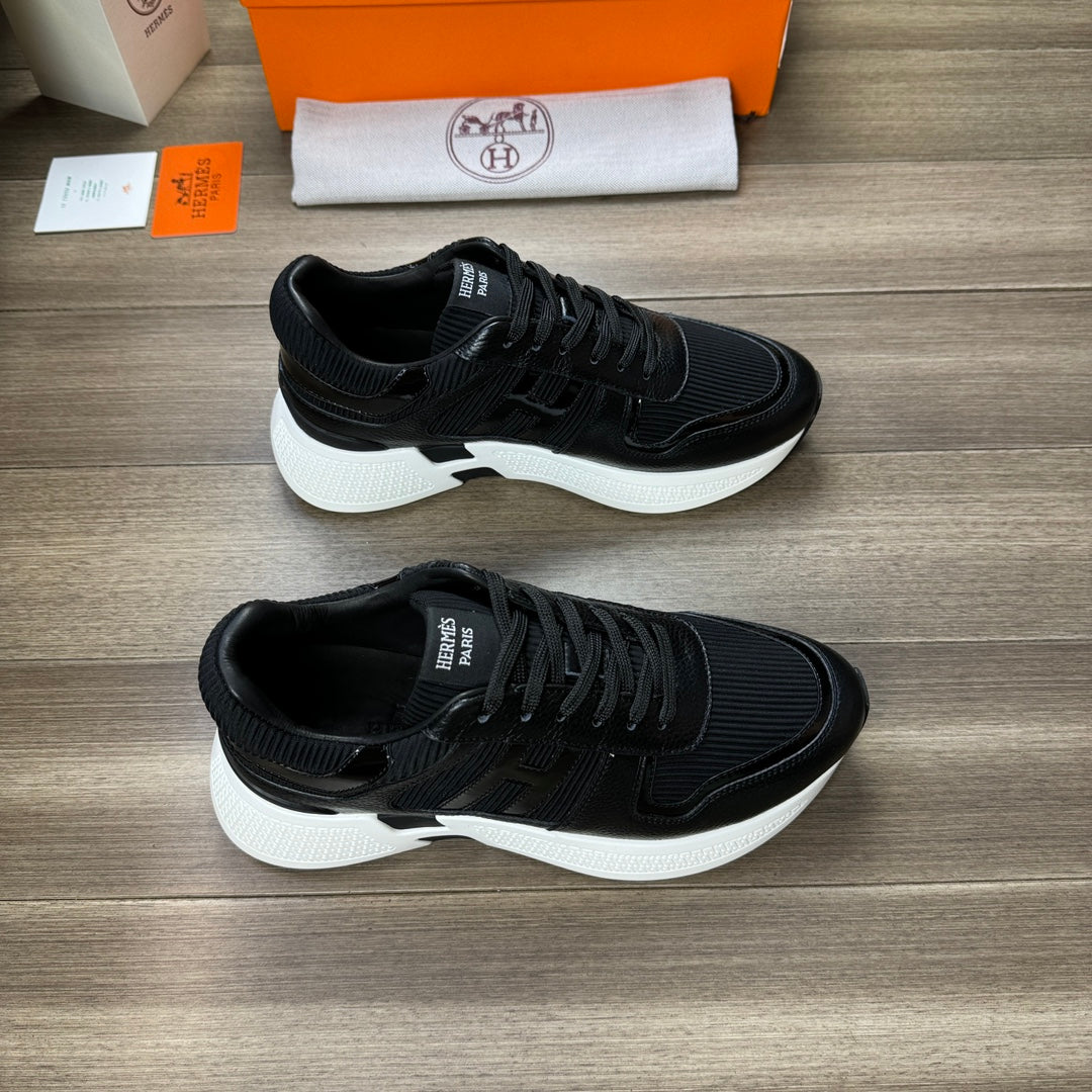 Hm Thick -- Sole Sneaker Black Fabric