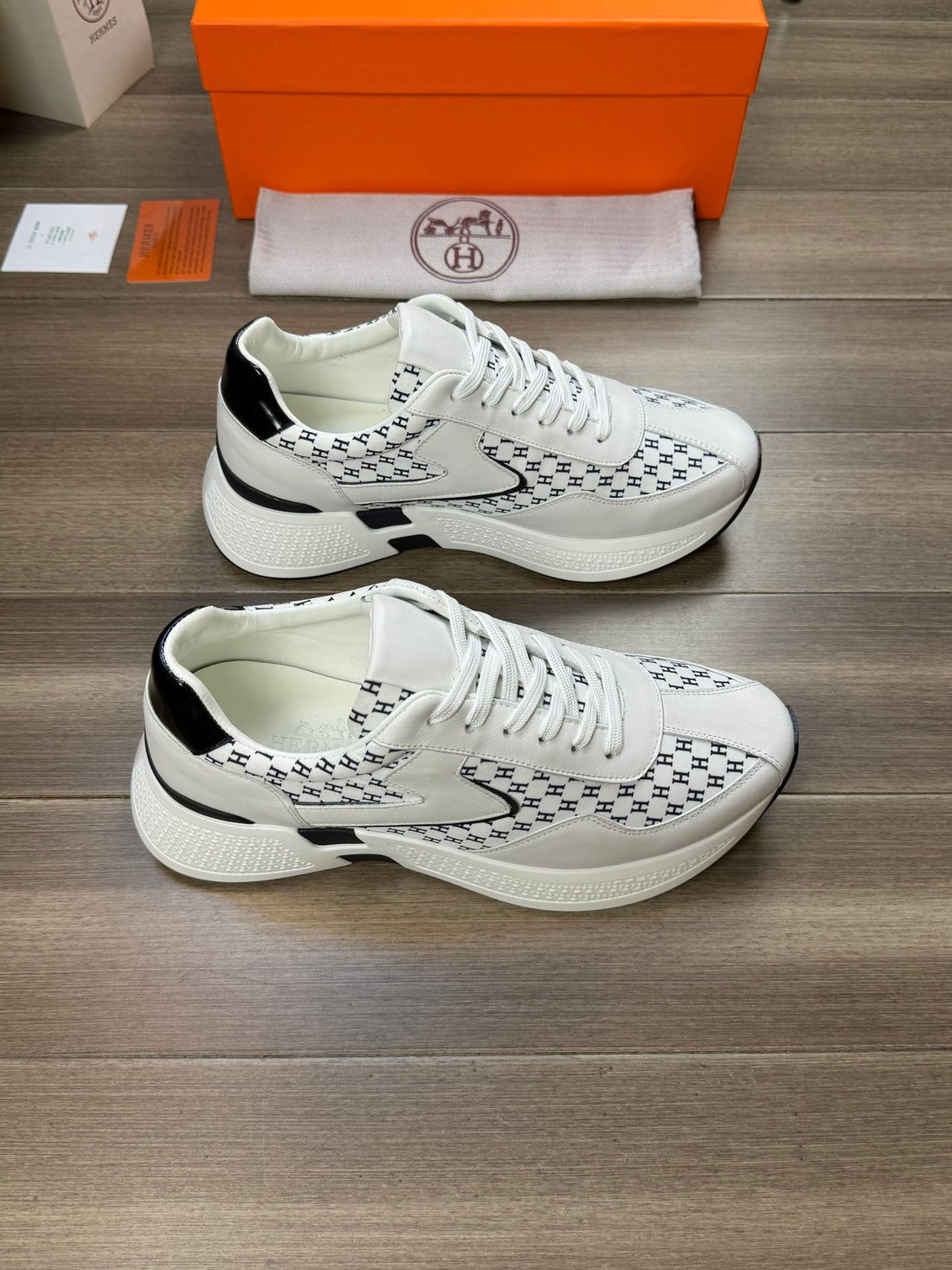 Hm Printed Sneaker White Totem Fabric
