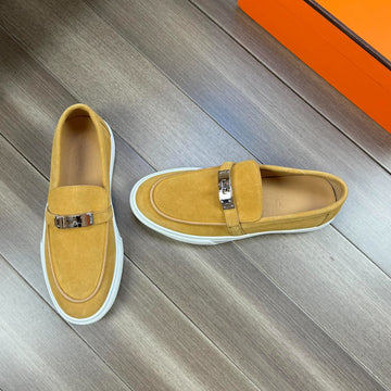 Hm Game Slip-On Sneaker Mustard Suede