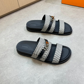 Hm Men's Jackson Sandals Woven Calfskin 722030