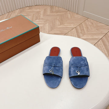 Lp Summer Charms Sandals In Aegean Suede