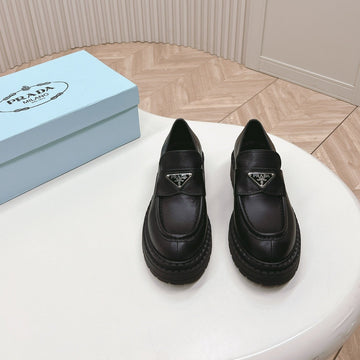 Pra Brushed Monolith Loafers Black Calfskin