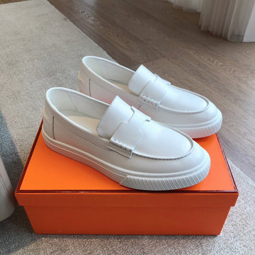 Hm Ike Slip-On Sneaker White Calfskin