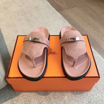 Empire Sandal Light Pink Suede