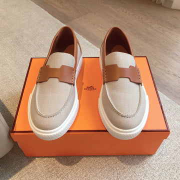 Job Loafer Light Tortilla Mix Caramel Calfskin