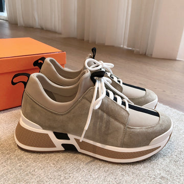 Hm Just Sneaker Light Grey Suede