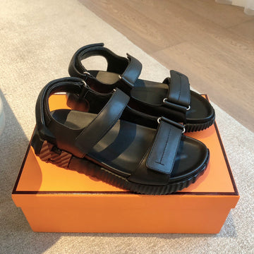 Hm Junior Sandal Black Lambskin 970904