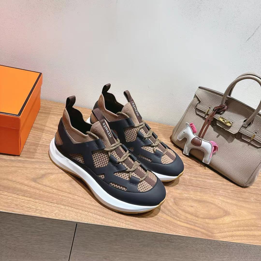 Hm 25 Katana Sneaker Black Brown Calfskin 353494