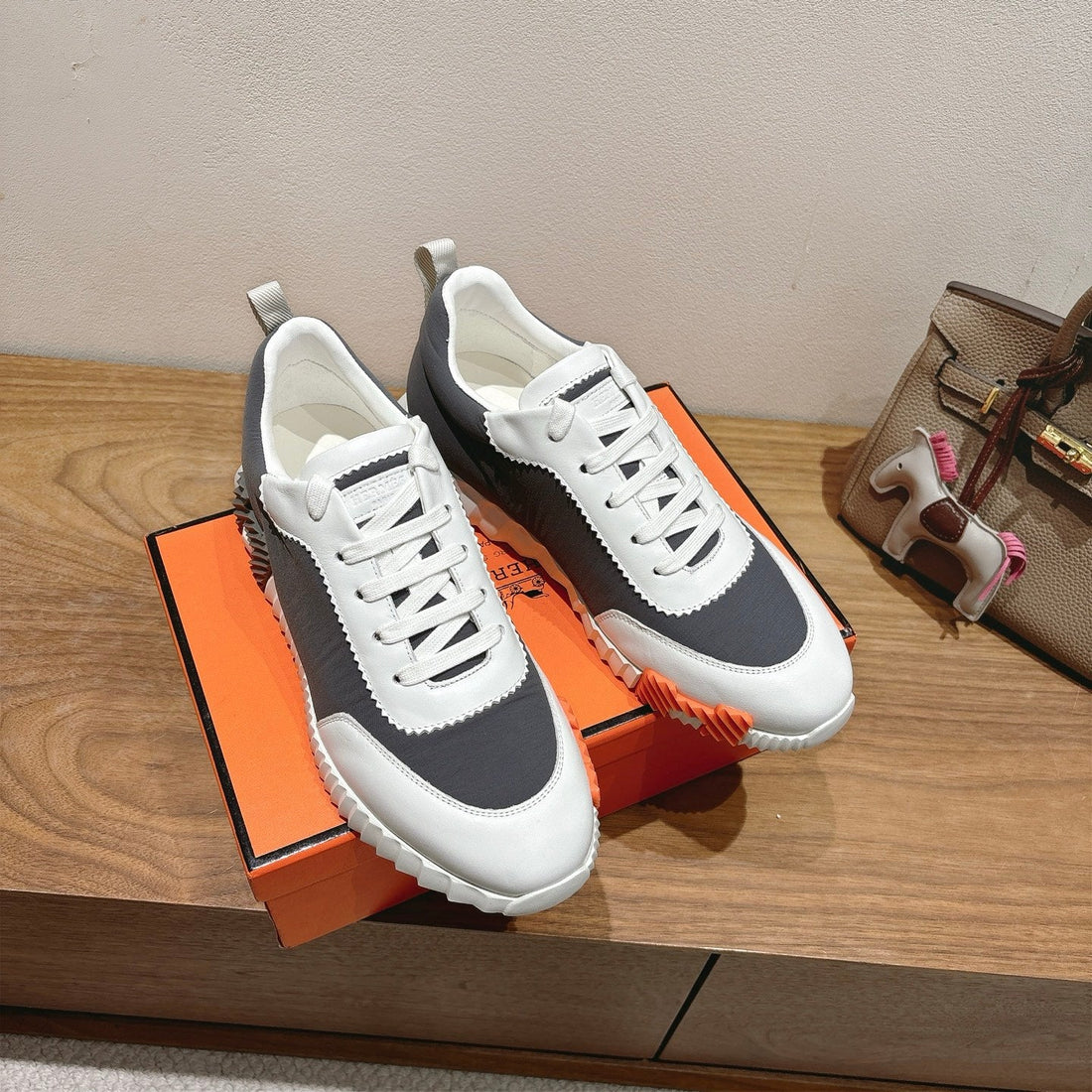 Hm 25 Bouncing Sneaker Grey Lamskin 318385