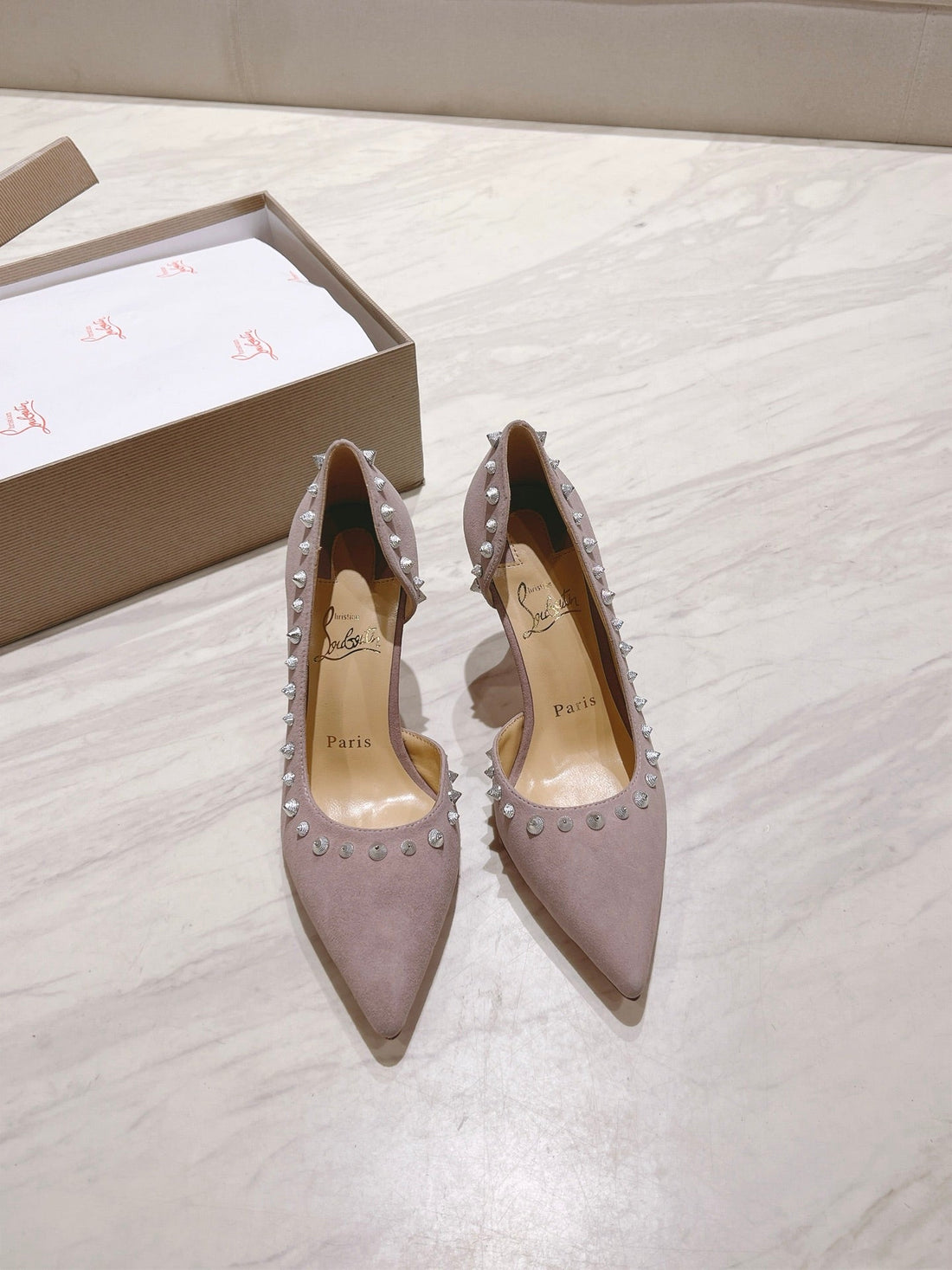 Cl 25 Iriza Pumps 8.5cm Pink Suede 314902