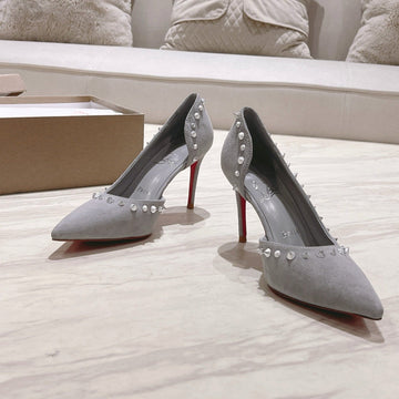 Cl 25 Iriza Pumps 8.5cm Grey Suede 314903