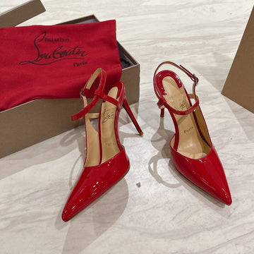 Cl 25 Slingback Red Gloss Calf Patent Leather 307518