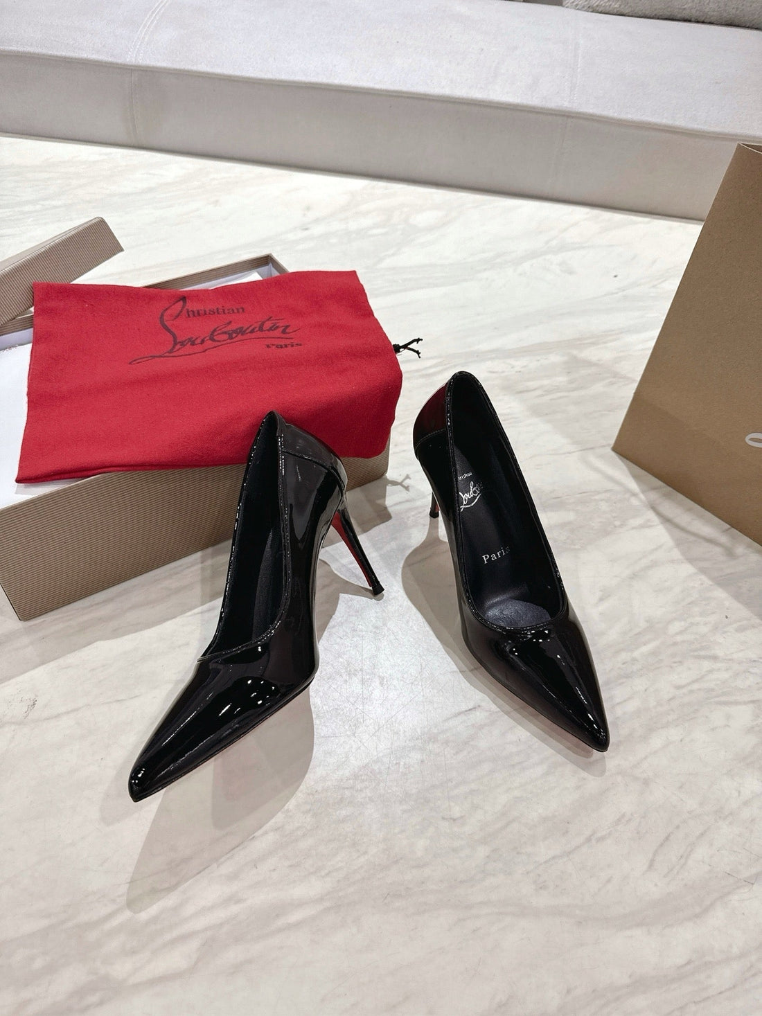 Cl 25 Kate Patent Leather Pumps Black Gloss Calfskin 307529