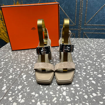 Ilona Sandal 95 Light Gray Suede