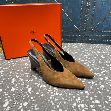 Hm Intime 70 Pump Brown Suede 962929