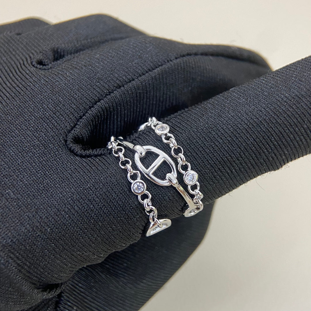 Hm Pig Nose Diamond Ring