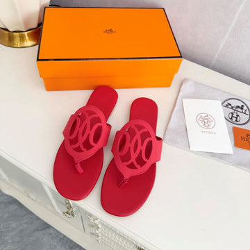 Hm Mage Sandal Red Lambskin 605907