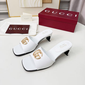 GG 2026 Early Spring Sandals White Sheepskin 688532