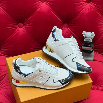 LV Run Away Trainer 60MM White Calfskin