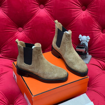 Hm Findlay Ankle Boot Beige Light Brown Suede 969358
