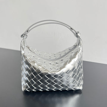Wallace 22 Bag Silver Metalic Calfskin