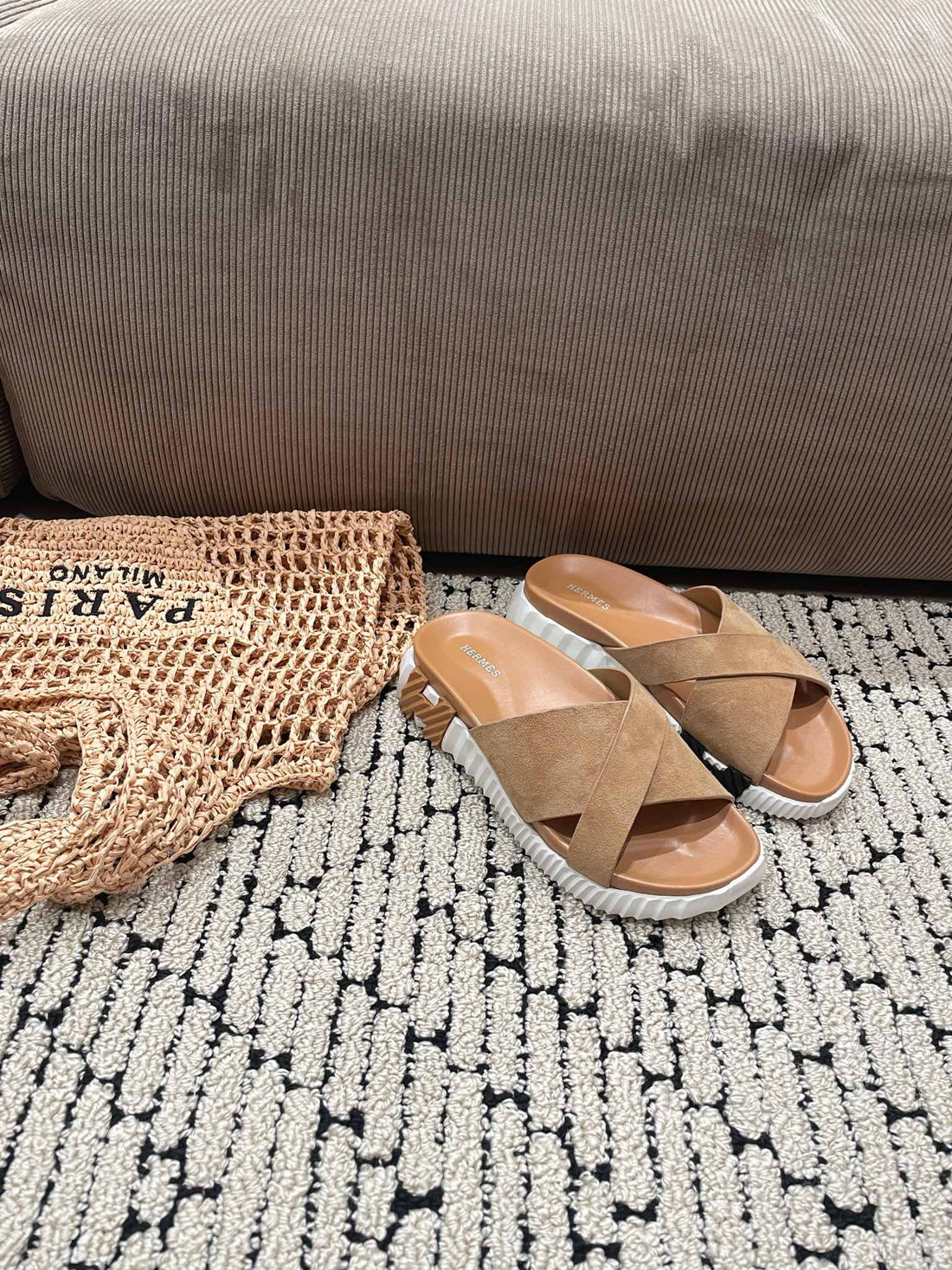 Infra Sandal Pink Nude Suede