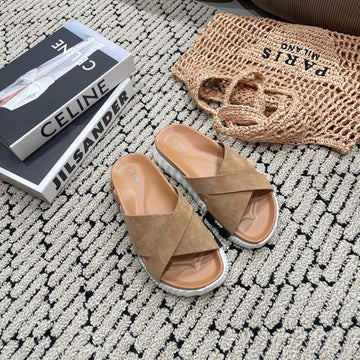 Infra Sandal Pink Nude Suede