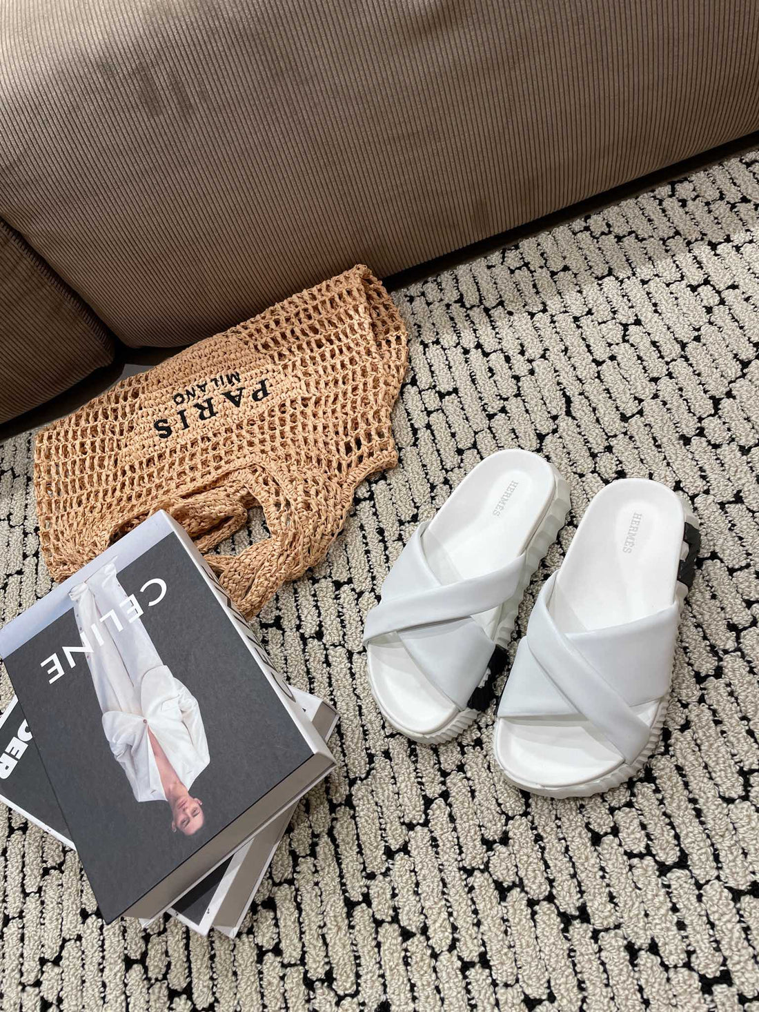 Infra Sandal White Calfskin