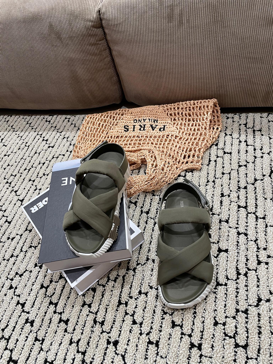 Electric Sandal Shadow Calfskin
