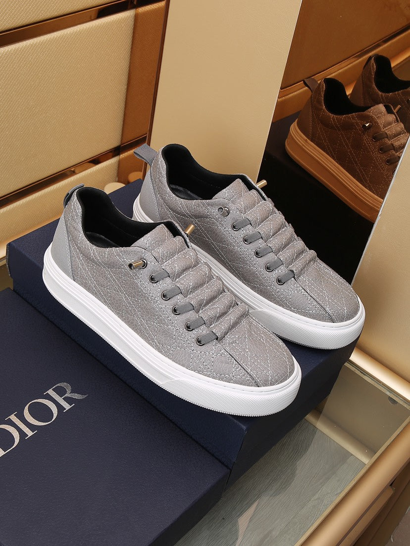 CD Stylish Sneaker Gray Calfskin