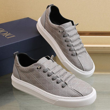 CD Stylish Sneaker Gray Calfskin