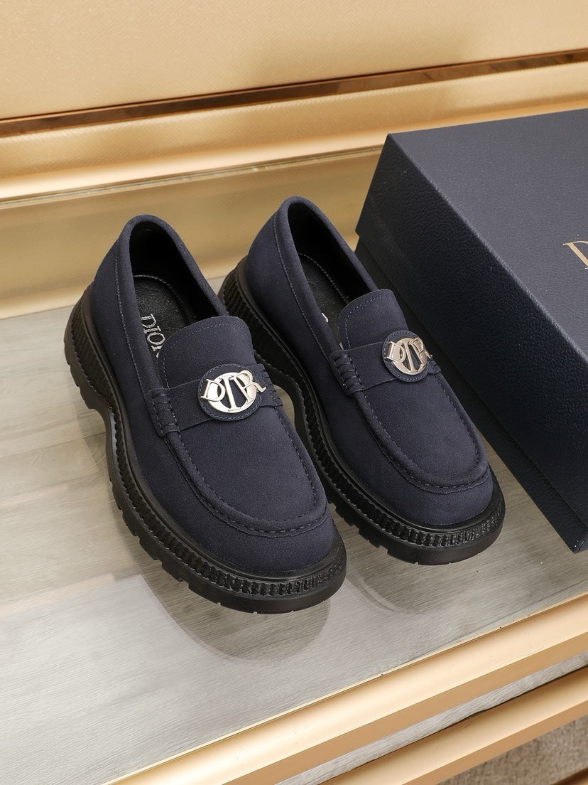 CD Explorer Icon Loafer Denim Color Suede