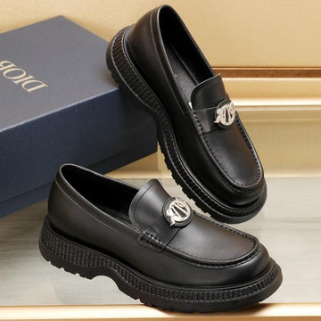 CD Explorer Icon Loafer Black Calfskin