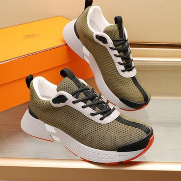 Hm Hugo Sneaker Olive Breathable Fabric