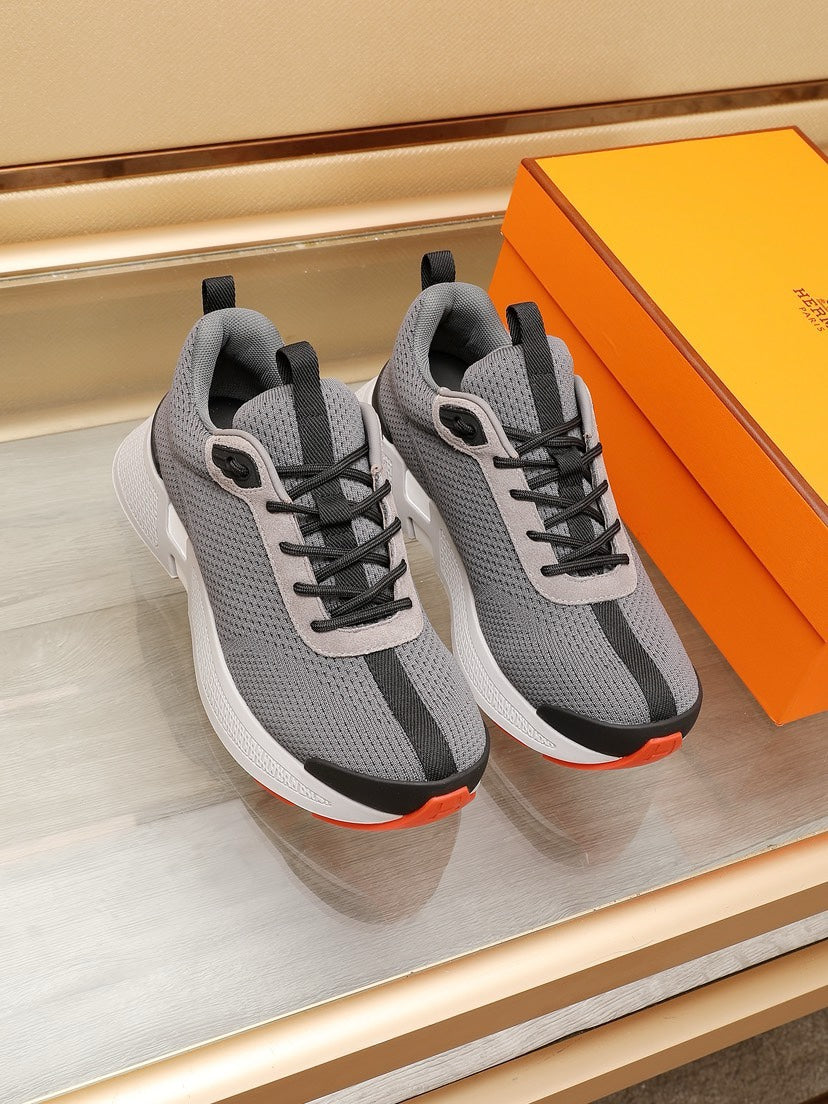 Hm Hugo Sneaker Gray Breathable Fabric