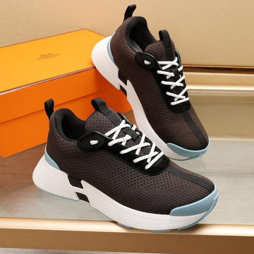 Hm Hugo Sneaker Brown Breathable Fabric
