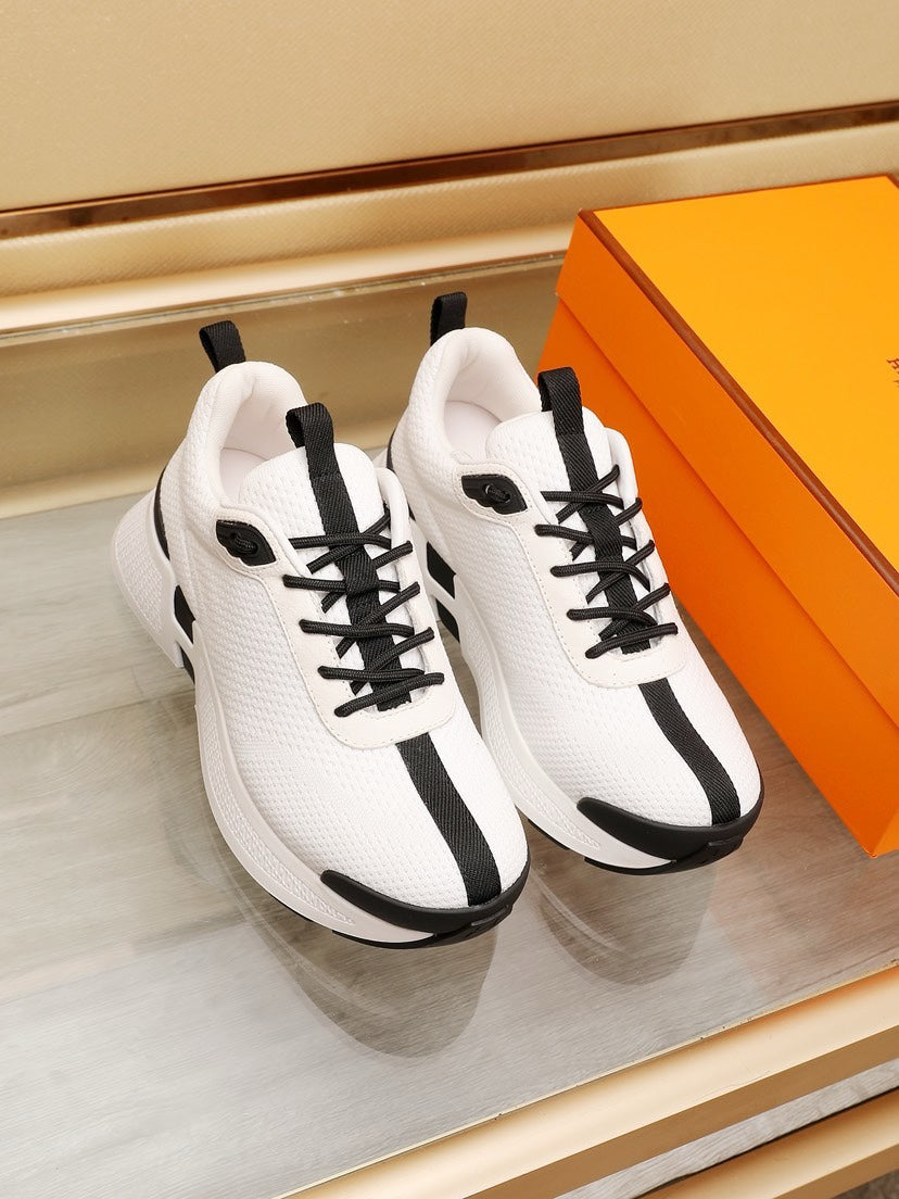 Hm Hugo Sneaker White Breathable Fabric