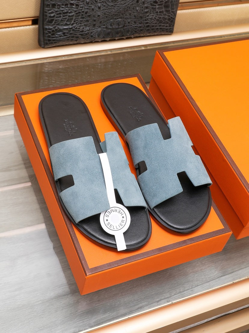 Hm Izmir Sandal Stone Suede