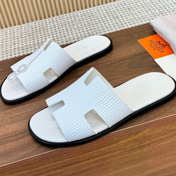 Hm Izmir Sandal White Rose Leather 294341