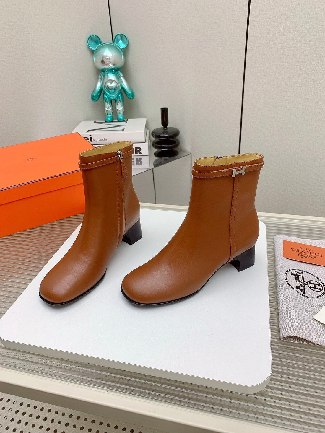 Hm Imperial 50 Ankle Boot Brown Calfskin 971339