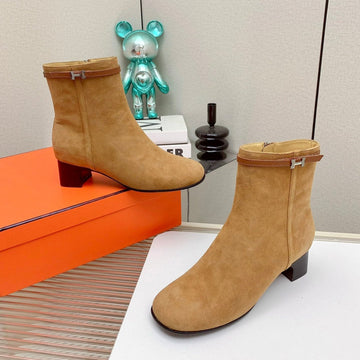 Hm Imperial 50 Ankle Boot Light Brown Suede 971344