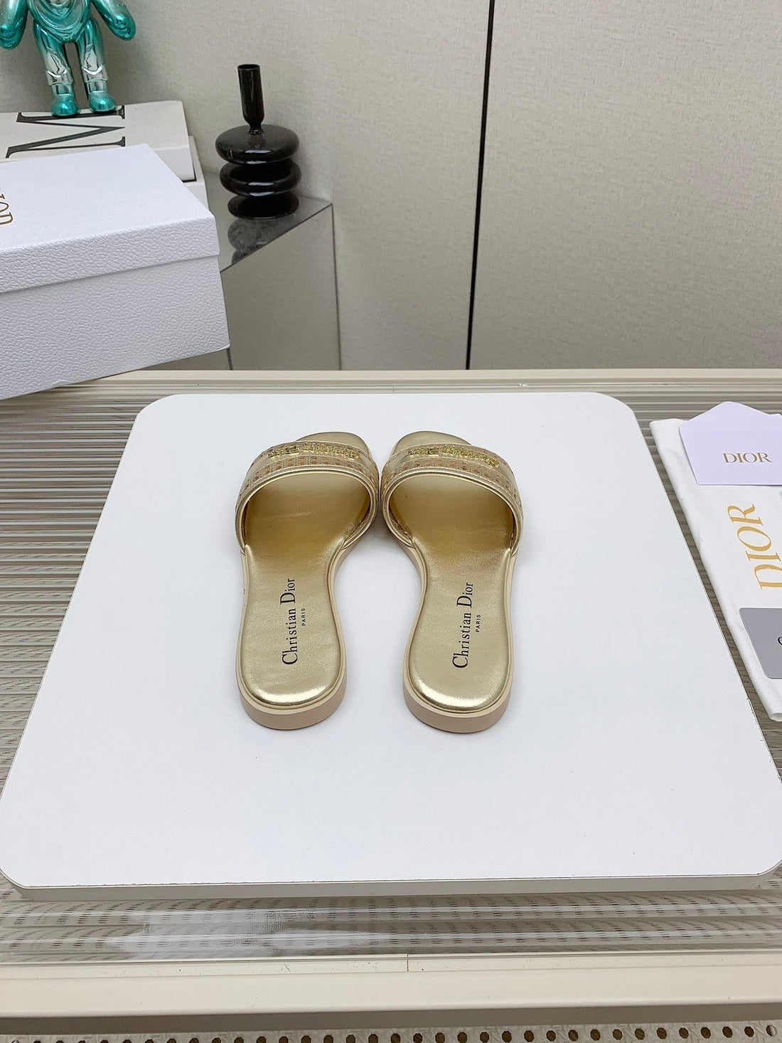 CD D-Lane Slide In Light Gold Cowhide 106285