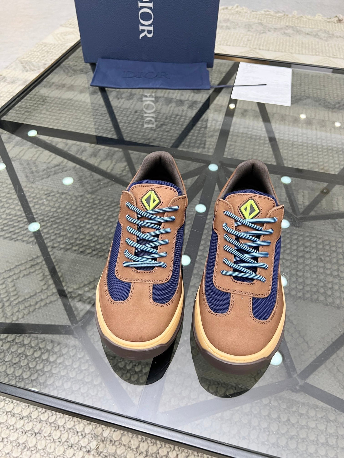 CD Dean Sneaker Brown Calfskin