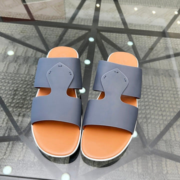 Lp Crossover Slippers Navy Calfskin