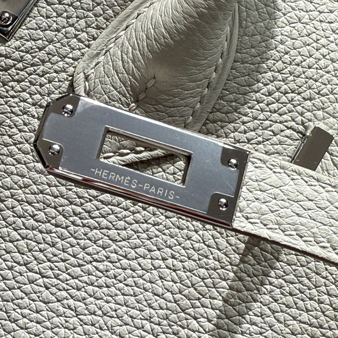 HM Birkin 25CM White Togo Leather Silver Hardware 237490