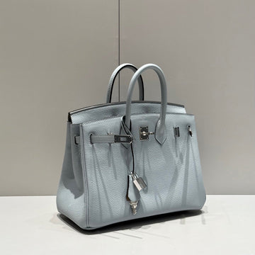 HM Birkin 25CM Baby Blue Togo Leather Silver Hardware 237514