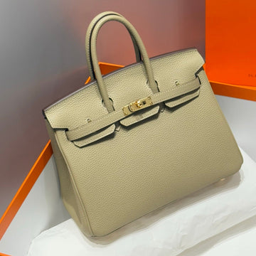 Hermes Birkin Beige With Gold Buckle Calfskin 255601