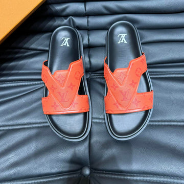 LV Oasis Mule In Carrot Orange Monogram Calfskin